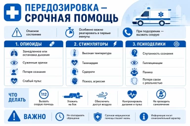 Помощь при передозировке в Ревде