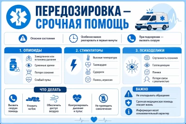 Помощь при передозировке в Ревде